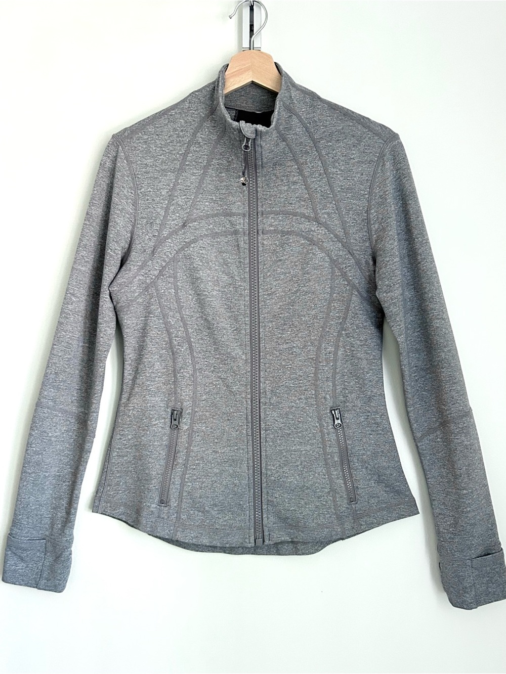 Lululemon Grey Define Zip-Up Jacket, Size 10
